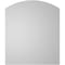 Ekena Millwork Arch Top Surface Mount PVC Gable Vent: Functional, w/ 2"W x 1-1/2"P Brickmould Frame, 22"W x 26"H GVPAR22X2602SF - alternate 3